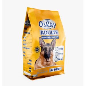 Oskay croquettes au bœuf pour chiens adultes