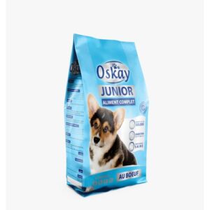 Oskay croquettes au bœuf pour chiens junior
