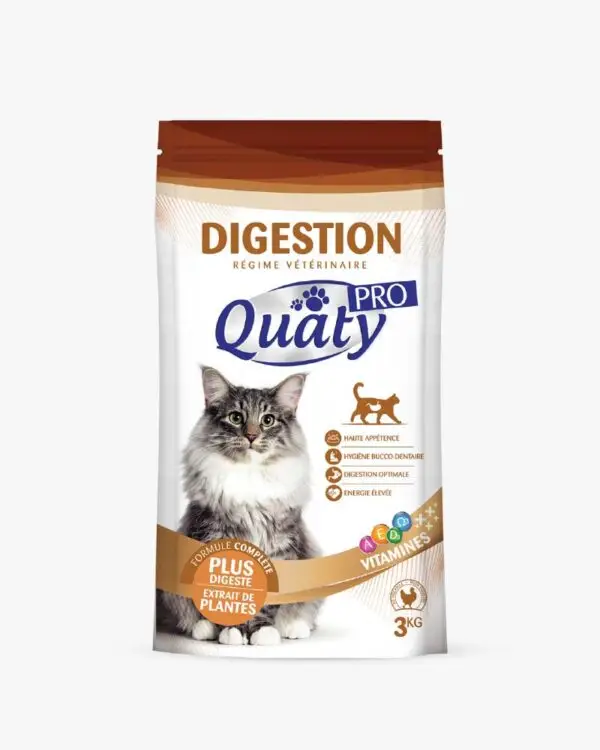 Quaty pro croquettes au volaille pour chats digestion