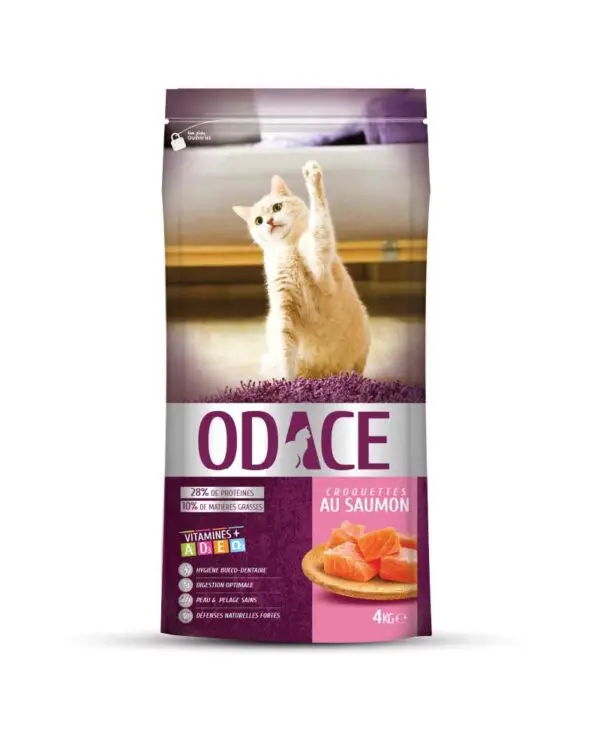 ODACE : Croquettes saumon chats adultes