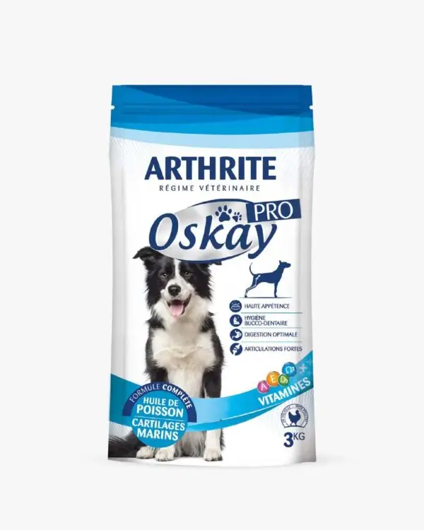 Oskay pro croquettes au volaille pour chiens arthrite