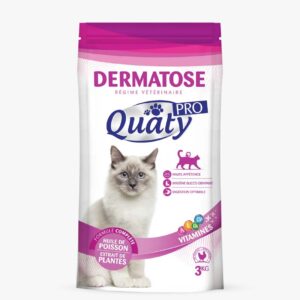Quaty pro croquettes au volaille pour chats dermatose